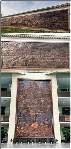 大型銅浮雕畫