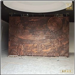 大堂浮雕壁畫(huà)