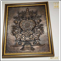 加工黃銅浮雕壁畫(huà)