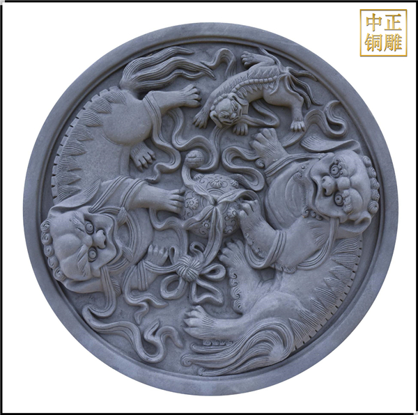 仿獅子繡球銅浮雕(圖1) 1-2105031549511Y.jpg